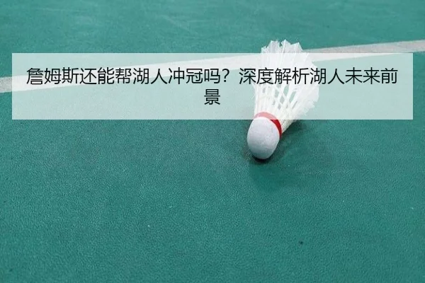 詹姆斯还能帮湖人冲冠吗？深度解析湖人未来前景